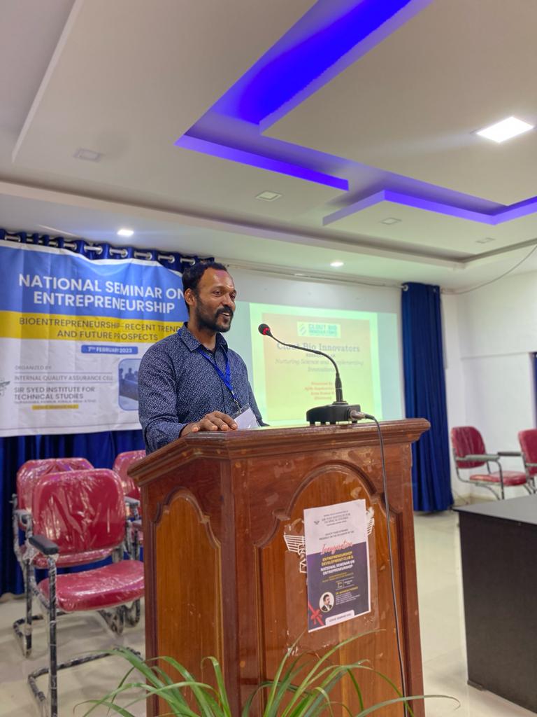 National Seminar on Entrepreneurship Bioentrepreneurship Recent Trends and Future Prospects
