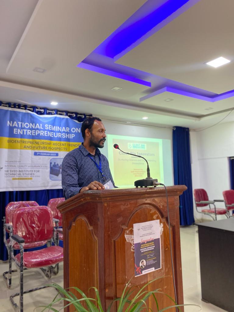 National Seminar on Entrepreneurship: Bioentrepreneurship — Recent Trends and Future Prospects image